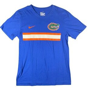 Nike Florida Gators Athletic Cut T Shirt Men's Medium Blue Short Sleeve Fan Gear